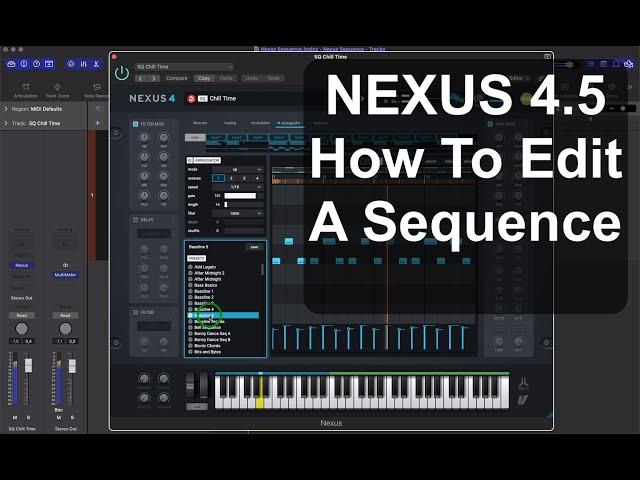 HOW TO EDIT A SEQUENCE IN NEXUS 4.5