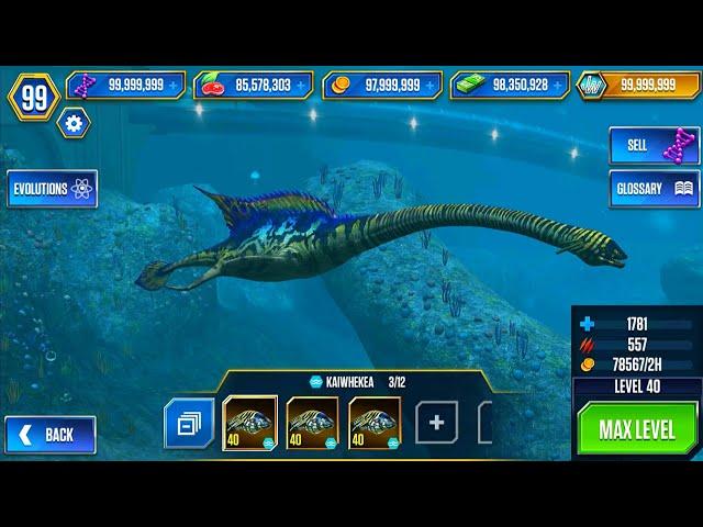 UNLOCKED KAIWHEKEA X3 MAX LEVEL 40 JURASSIC WORLD