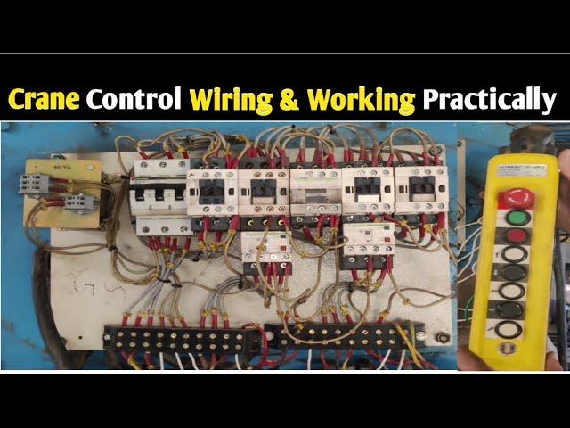 Electrical Hoist Wiring Diagram! Crane Control Wiring Wiring and Working! Crane Control Wiring