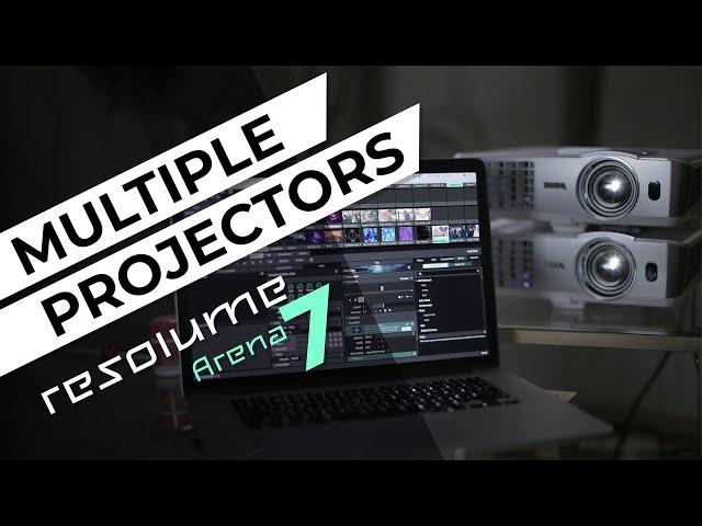 Resolume Projection Mapping with Multiple Projectors Tutorial