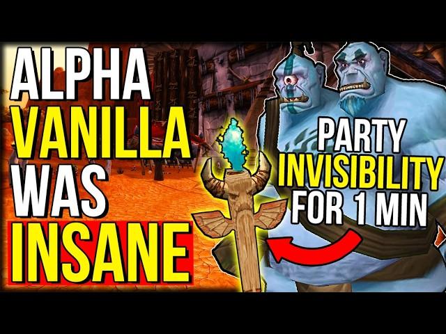 ALPHA WoW Abilities That Were Too OP For Launch | WoW Alpha | World of Warcraft