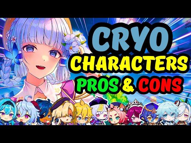 PROS and CONS that YOU need to know for all CRYO characters In Genshin Impact