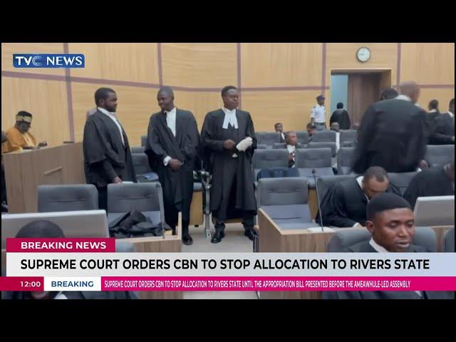 Breaking: Supreme Court Orders CBN To Stop Rivers Allocation, Affirms Amaewhule As Speaker