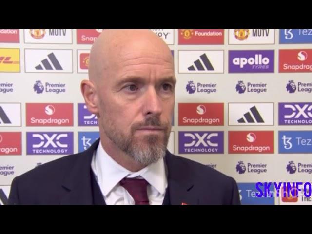 I Don’t Think It’s Red | Erik Ten Hag Post Match interview | Manchester United 0-3 Tottenham