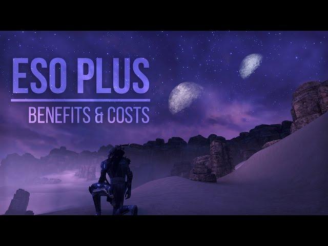 ESO PLUS -  Benefits and Costs of ESO PLUS in the Elder Scrolls Online