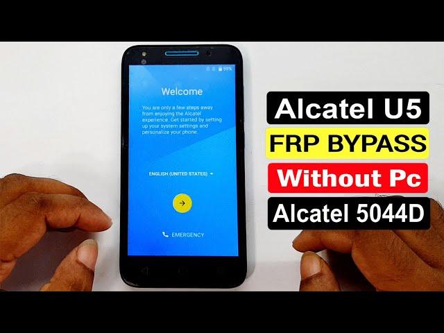 Alcatel U5 (5044D) Frp Bypass / Reset Google Account Lock / Alcatel U5 Frp Unlock Easy Without Pc |