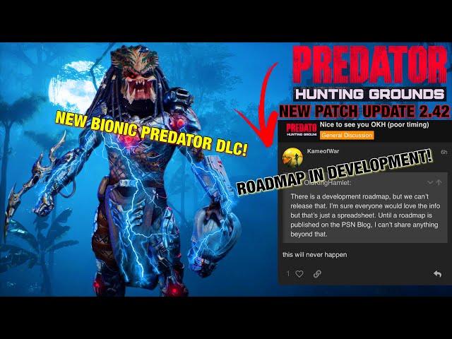 Predator Hunting Grounds PATCH UPDATE 2.42 AND NEW BIONIC PREDATOR DLC PACK!