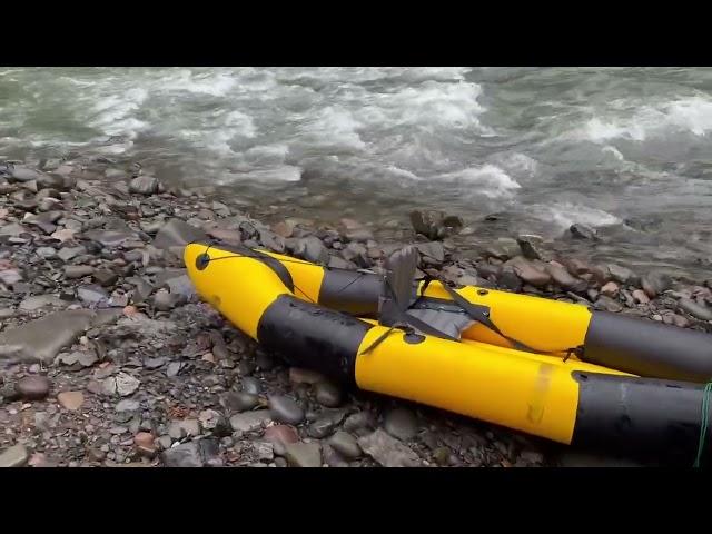 Пакрафт Пилигрим пвх с самоотливным дном от компании Планета Вода. #пакрафт #packraft