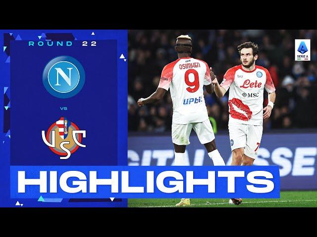 Napoli-Cremonese 3-0 | Osimhen and Kvaradona both score: Goals & Highlights | Serie A 2022/23