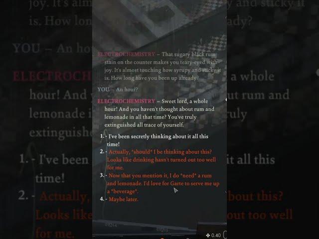 Drink it Lick it #Shorts - Disco Elysium - Hilarious Jokes and Quotes - Funny Moments