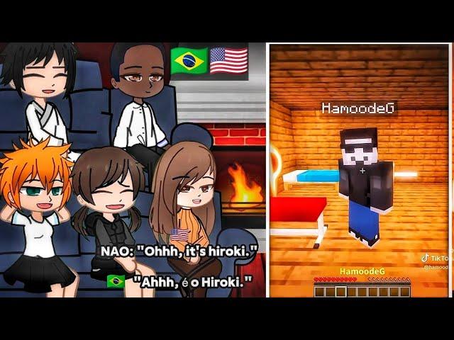 [NTR] kokujin no tenkousei React to Hiroki as HamoodeG || Gachareact to Minecraft {part 2}