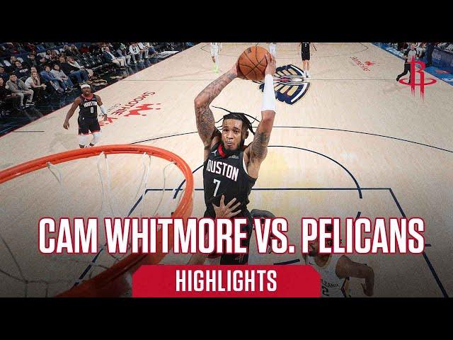 Cam Whitmore (27 points) Highlights vs. New Orleans Pelicans l Houston Rockets