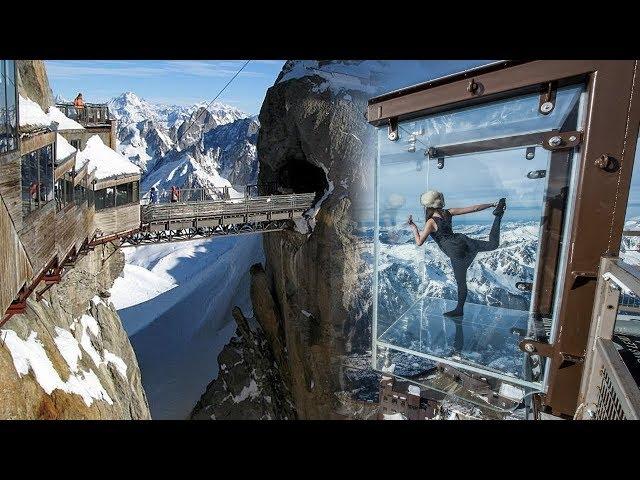 Mont Blanc Chamonix Aiguille du Midi in the French, Swiss & Italian ALPS