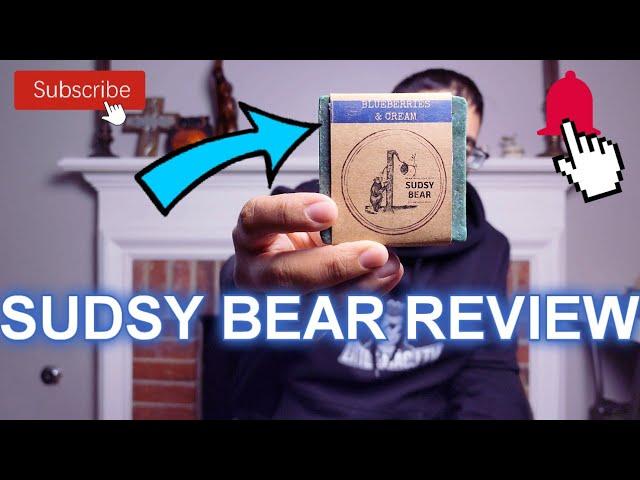 SUDSY BEAR'S BLUEBERRIES AND CREAM SOAP REVIEW!!