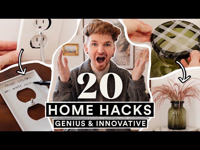 20 GENIUS Home Hacks That CHANGED MY LIFE   DIY Hacks to Save Time + Money!