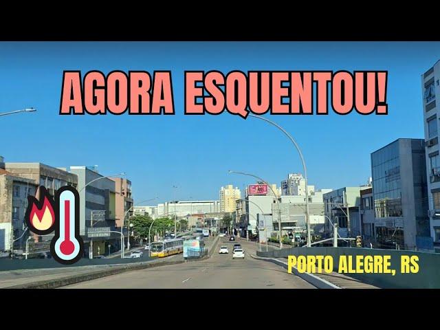 Temperatura sobe muito e faz calor em Porto Alegre, céu segue limpo - 21/10/2024