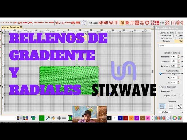 TUTORIAL DE DIGITALIZACIÓN DE BORDADO: RELLENOS DE GRADIANTE Y RADIALES