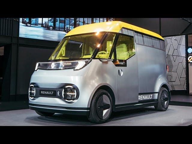 New Renault Estafette Electric Van Concept