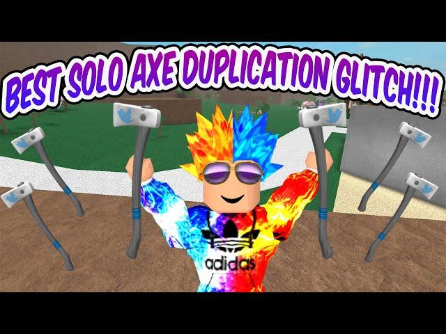 Roblox Lumber Tycoon 2- How to DUPLICATE AXES! [NOT PATCHED] (SOLO)