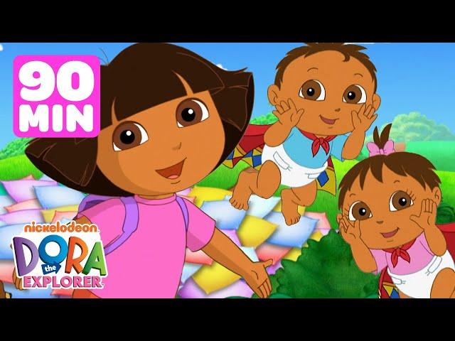 Dora's Super Baby Adventures!  Dora the Explorer | 90 Minutes | Dora & Friends