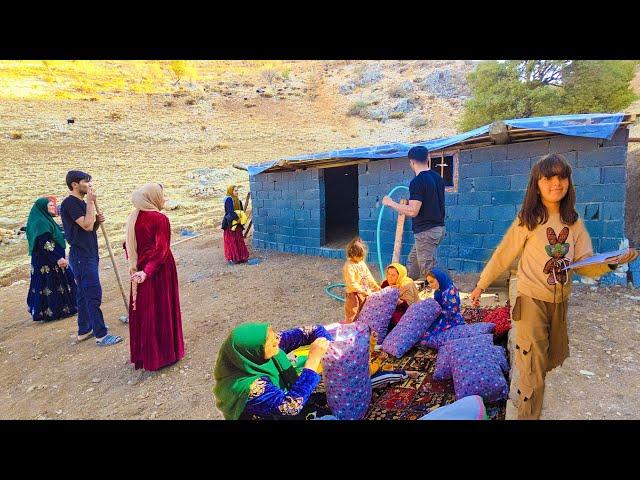 ‍‍Leila and Her Daughters Visit Amir's Farm: Preparing the Stables for Winter