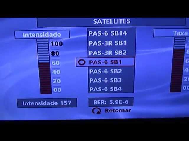 como configurar receptor SKY LIVRE