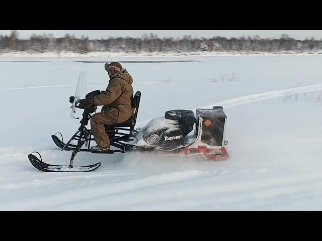 Тофалар 500. Самодельный лыжный модуль. Испытания