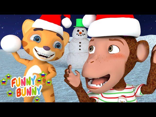 Рождественская Песня - Christmas Song | Funny Bunny - детские песенки и мультики