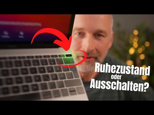 MacBook über Nacht ausschalten oder in Ruhezustand versetzen? | Sir Apfelot