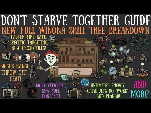 NEW FULL Winona Skill Tree Breakdown - Staying Afloat Update - Don't Starve Together Guide