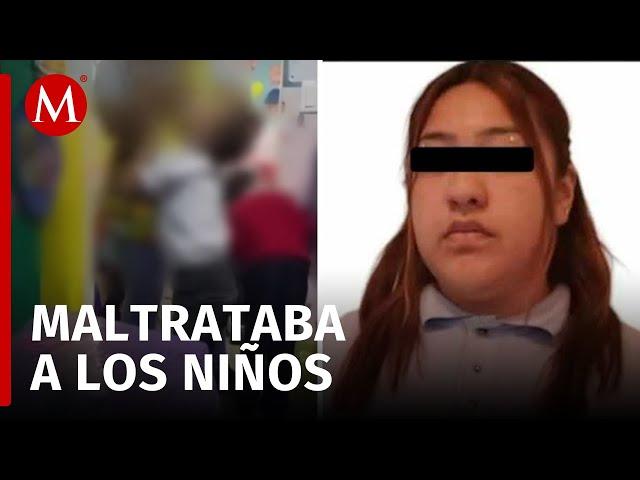 Detienen a maestra que fue grabada maltratando a menores en Coacalco, Edomex