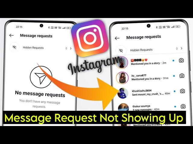 Instagram message request not showing up | instagram me request message nahi dikha raha hai