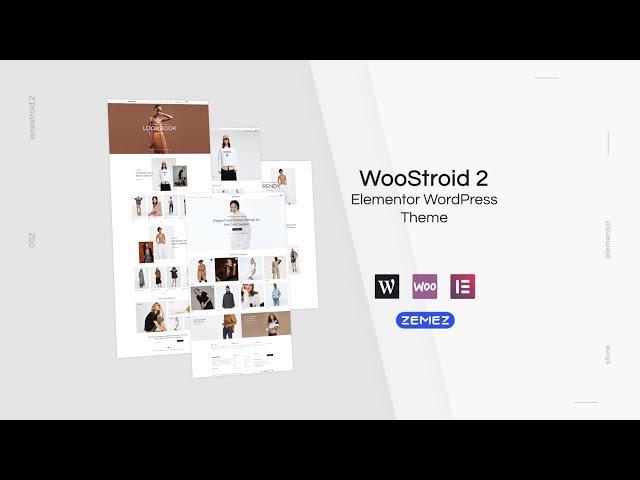 WooStroid 2 Elementor WordPress Theme