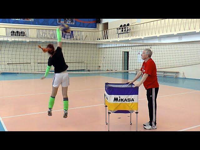 Volleyball. Attack hit (spike). Typical mistakes (errors)