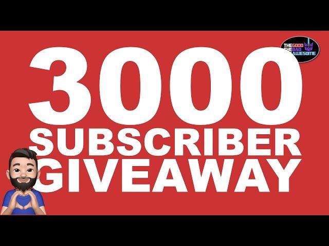 3000 Subscriber Giveaway - You Can Win Cool Stuff