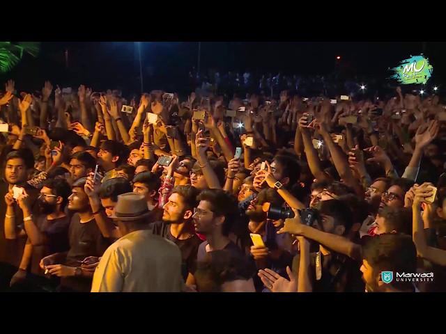 Sachin Jigar live Concert at " Marwadi University"