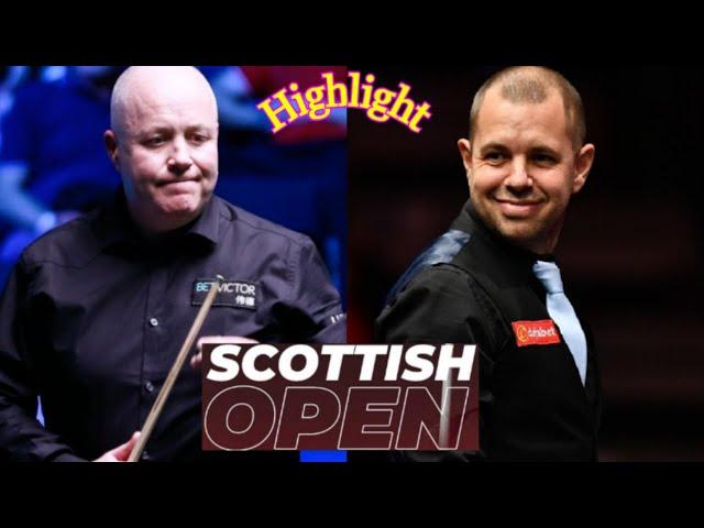 John Higgins vs Barry Hawkins Highlight Scottish Open 2024 snooker