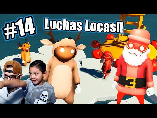 Luchas Locas en Navidad | Gang Beasts 14 | Juegos Karim Juega