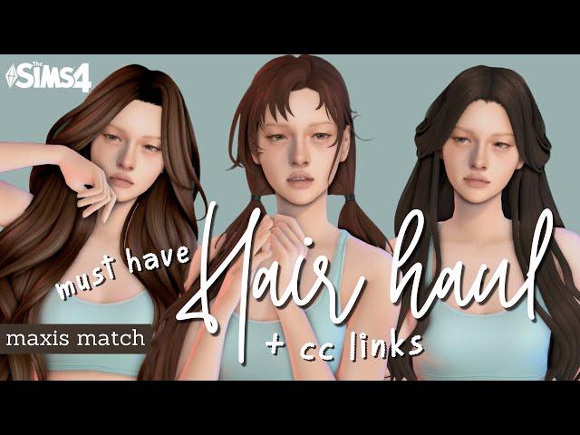 More Maxis Match Hair + Links • Sims 4 CC MUST-HAVES