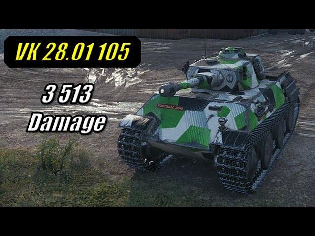 3,5K Damage with VK 28.01 105 - Safe Haven | World of Tanks | #3