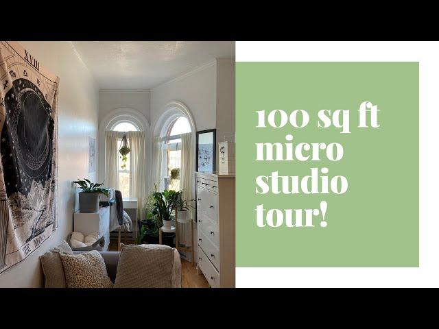 Micro Studio Apartment Tour ~ Minimalist & Affordable ~