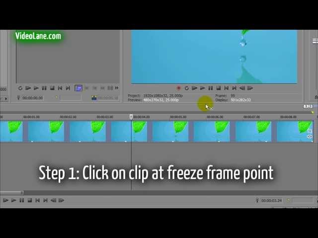 How to Freeze the Last Frame in Sony Vegas Pro