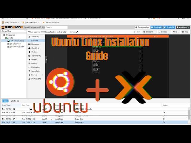 Ubuntu Linux Installation Guide on Proxmox 