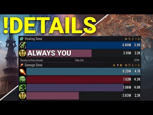 How to Always show yourself Details Damage Meter - WoW Quick Guide