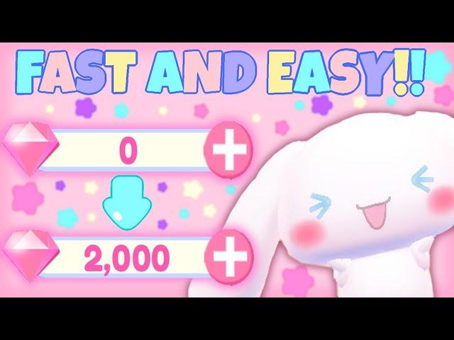 Get 2,000 Diamonds FAST and EASY! | Roblox My Hello Kitty Cafe | Riivv3r