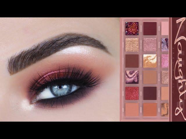 Huda Beauty Naughty Nude Palette Eyeshadow Tutorial