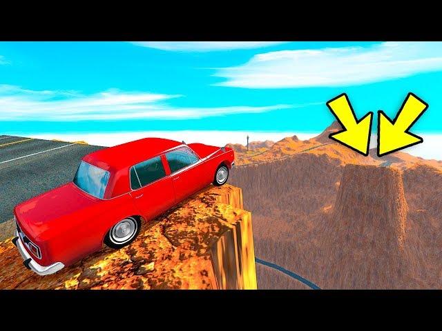 КАНЬОН СМЕРТИ! ВЫЖИТЬ ЛЮБОЙ ЦЕНОЙ! ПЕРЕЛЕТЕЛ ОГРОМНУЮ ПРОПАСТЬ В BeamNG.drive