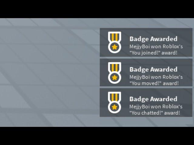 Roblox Badges Be Like...