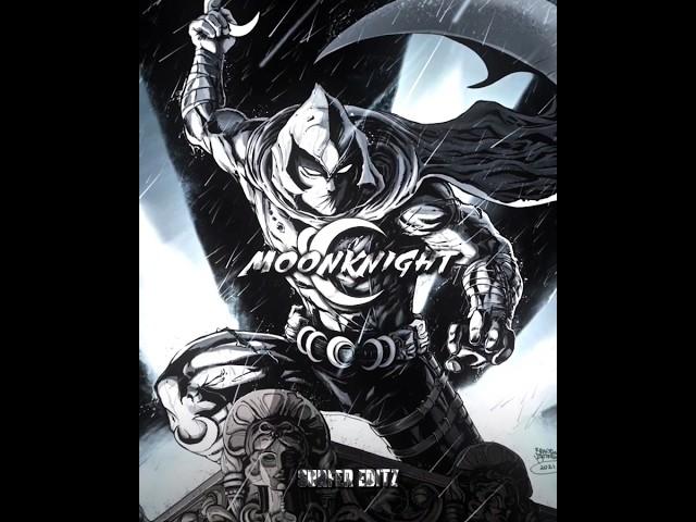 Moonknight vs deathstroke (comic base) #marvel #dc #comics