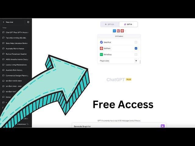 Chat GPT Plus - Use GPT4 For Free (Limited Time)